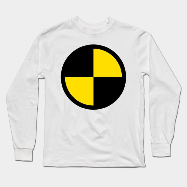 Crash test dummy Long Sleeve T-Shirt by  The best hard hat stickers 